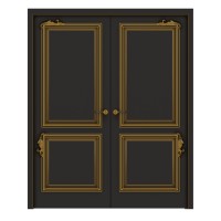 Двери двойные из массива вишни Elegante 1. Photo 1