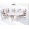 Elis folding table set 100+40x100 cm + Pharaoh chairs 5 pieces - Фото 2