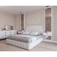 Solid wood bed. Photo 1