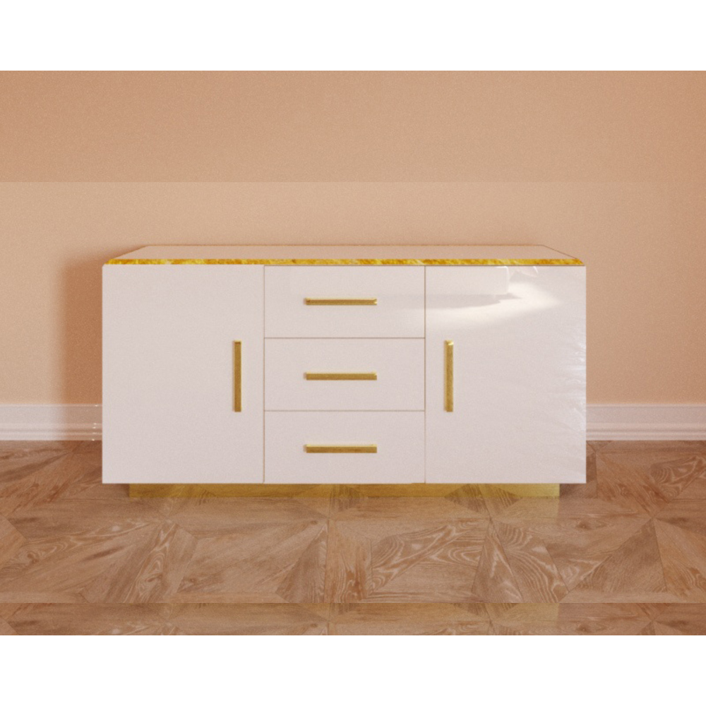 Casa Verdi chest of drawers made of solid ash 130 x 50 x 105 cm