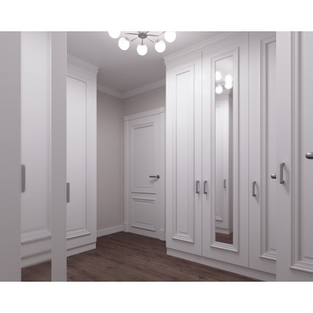 A wardrobe made of solid alder 250x3.08x54.5  - Фото 1