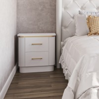 Casa Verdi bedside table made of solid ash with one gray drawer 600 mm x 300 mm x 500 mm. Photo 1