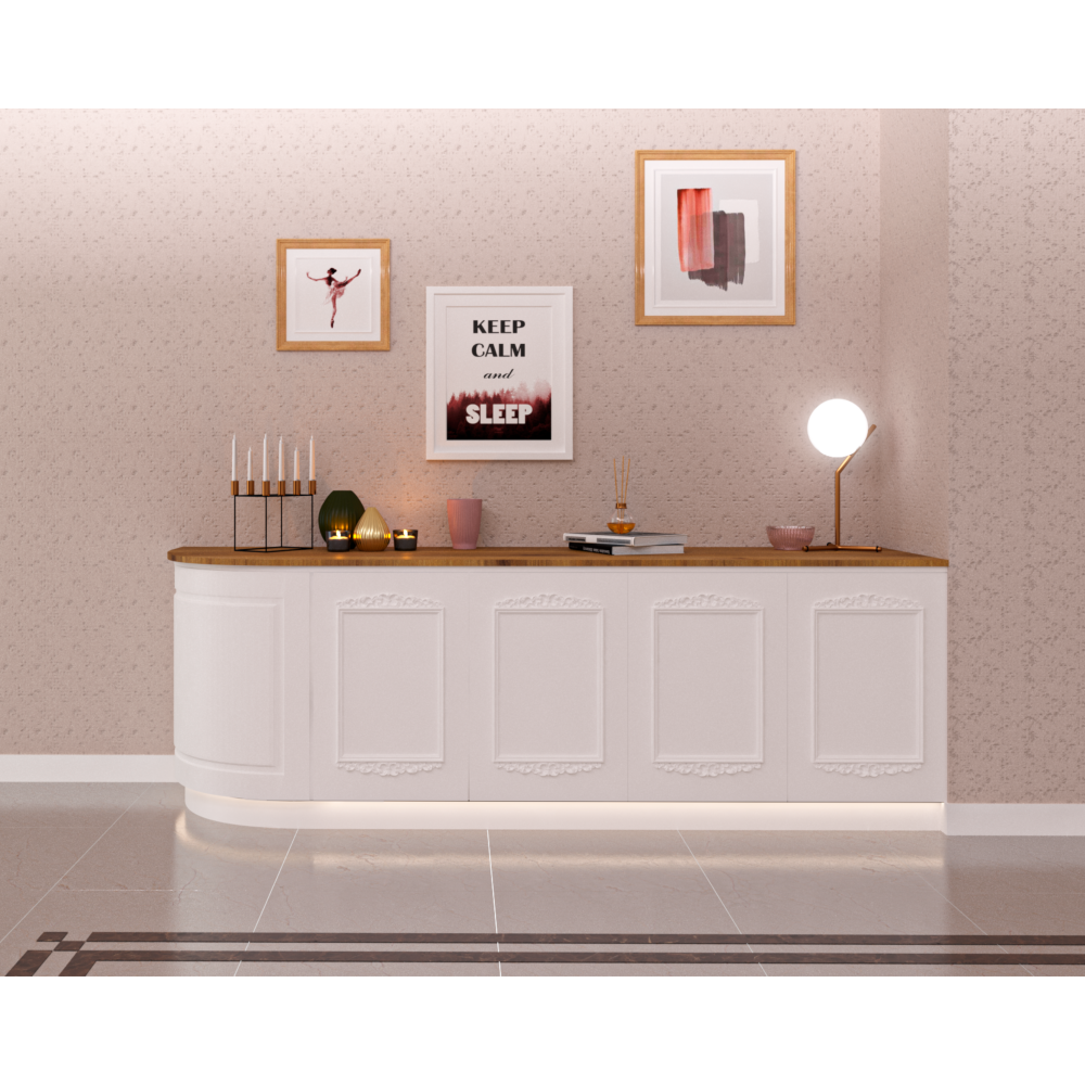 Casa Verdi chest of drawers made of solid ash 130 x 50 x 105 cm