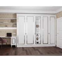 A wardrobe made of solid alder 250x3.08x54.5. Photo 1