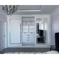 A wardrobe made of solid alder 250x3.08x54.5. Photo 1