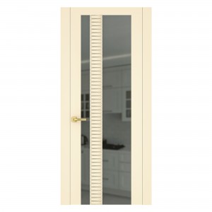 Aura 6 Solid Wood Beige Interior Doors