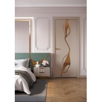 Двери Crepa 1 из массива вишни. Photo 1