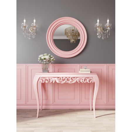 Round interior wall mirror Casa Verdi Rondo 75 cm. With MDF frame 44 cm gold.