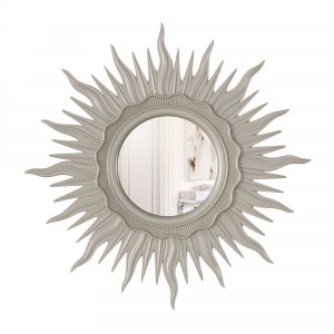 Casa Verdi Sun wall mirror 74 cm. With MDF frame, mirror size 26 cm, gold