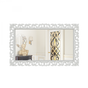 Дзеркало інтер'єрне підлогове Casa Verdi Classic 110 см х 180 см білий