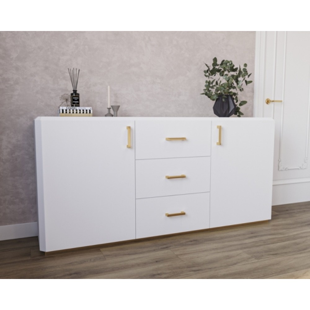 Casa Verdi chest of drawers made of solid ash 130 x 50 x 105 cm