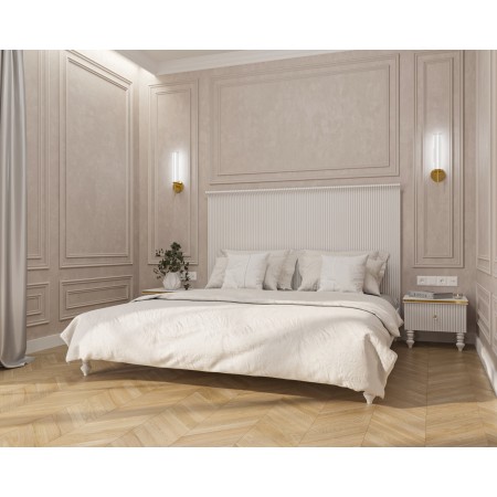 Ліжко Armani із масиву вільхи  - Фото 1