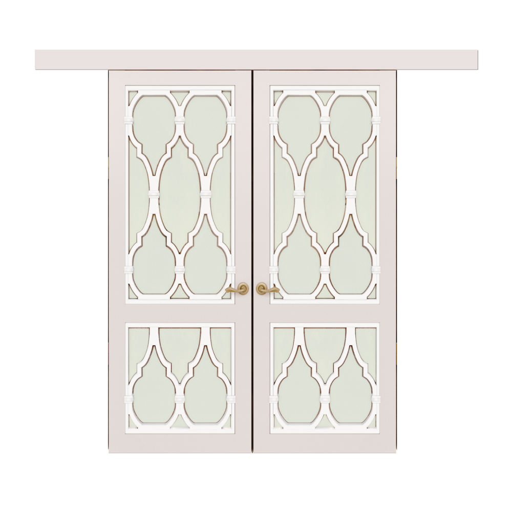 Подвійні розсувні двері Fiori з масиву ясена